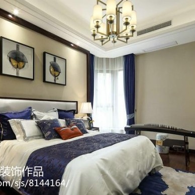 郑州健达西西湖三室两厅新古典风格装修案例_2977992