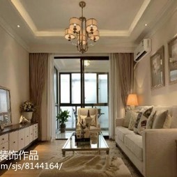郑州南熙福邸三室两厅简约风格装修设计案例_2977995
