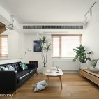 简单日式四居客厅设计图片