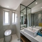 美式样板房卫浴设计实景图