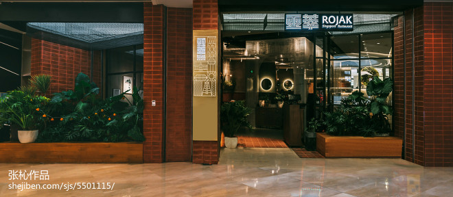 新加坡餐厅大门设计图