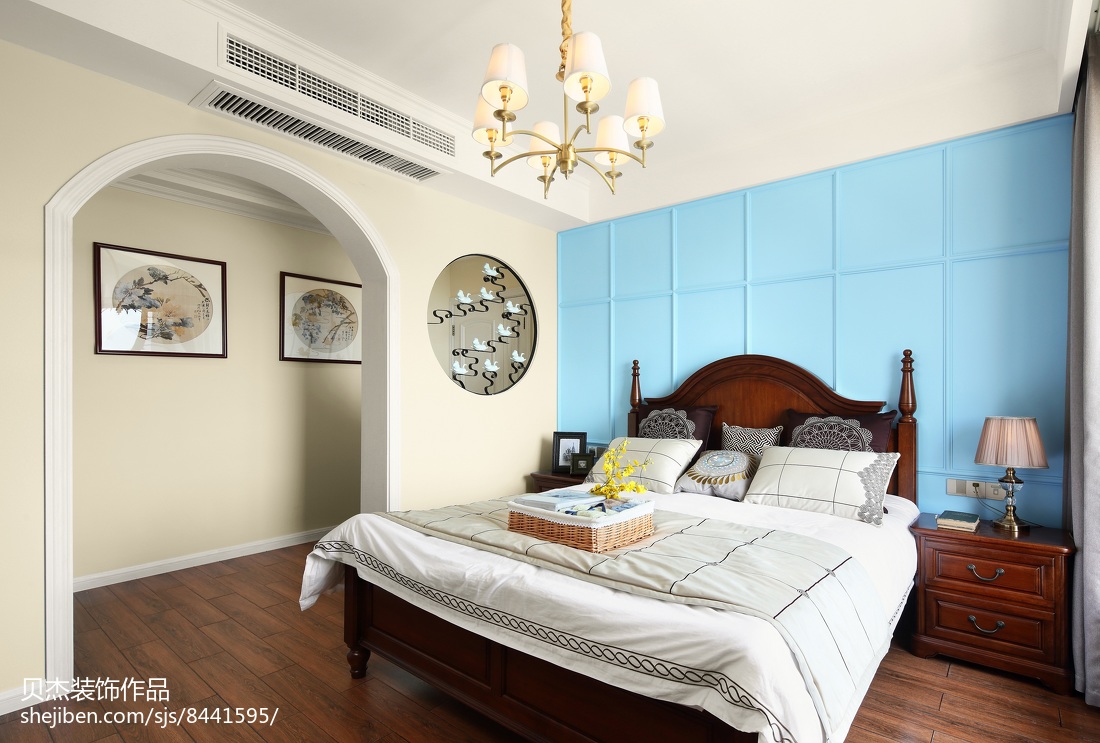 蓝山·美式卧室设计图片