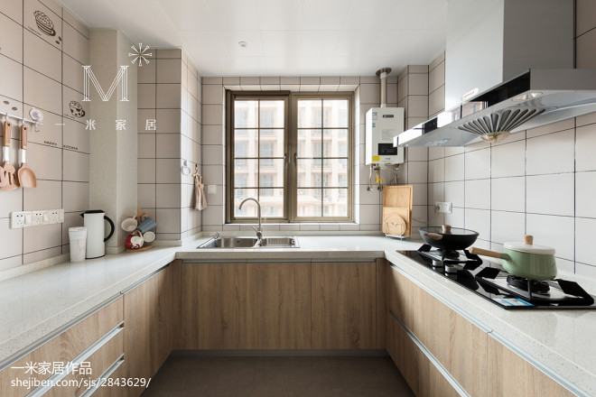 简单北欧风格三居厨房设计图