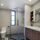 家居现代三居卫浴设计图