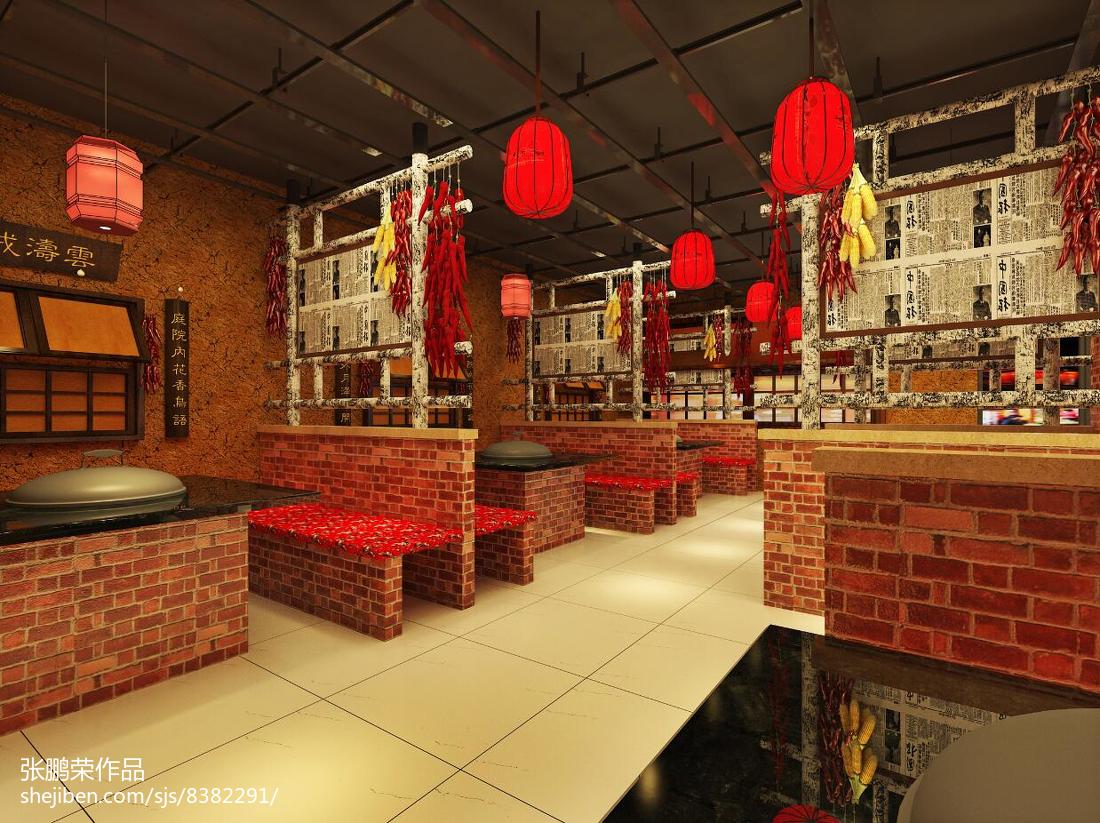 鹤城铁锅炖 - 餐饮装修公司丨餐饮设计丨餐厅设计公司--北京零点空间装饰设计有限公司