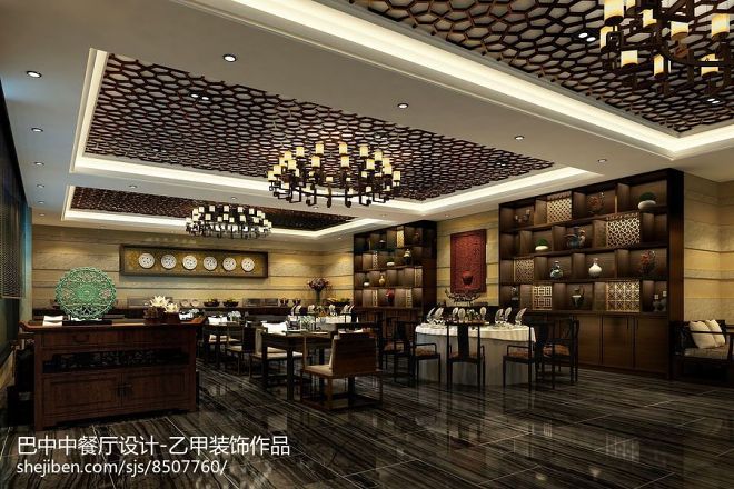 巴中中餐厅设计-景天食府_31036