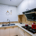 美式风三居厨房设计图片