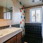 美式风三居卫浴设计图片