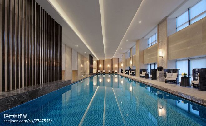 东方银座铂尔曼酒店泳池设计图