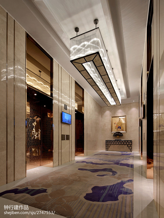 东方银座铂尔曼酒店电梯设计图