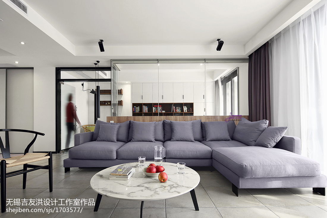 极简现代客厅沙发设计图