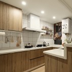 日式三居厨房设计实景图