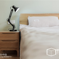 日式二居卧室床头灯设计图