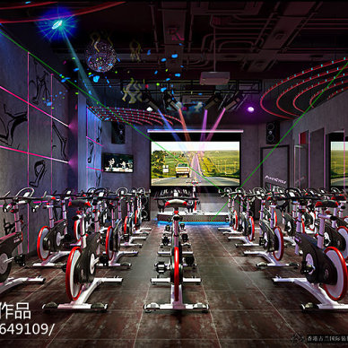 贵州健身房设计-“POWER CYCLE”健身工作室设计_3200836