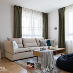 北欧三居客厅沙发设计图
