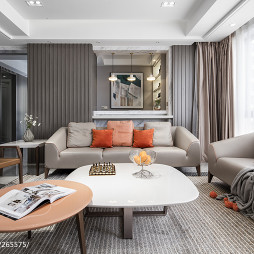 温馨风现代客厅沙发设计