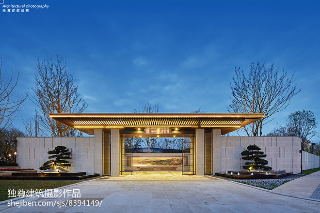 独尊建筑摄影：保利天府林语现代中式售