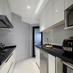 黑灰系现代厨房设计