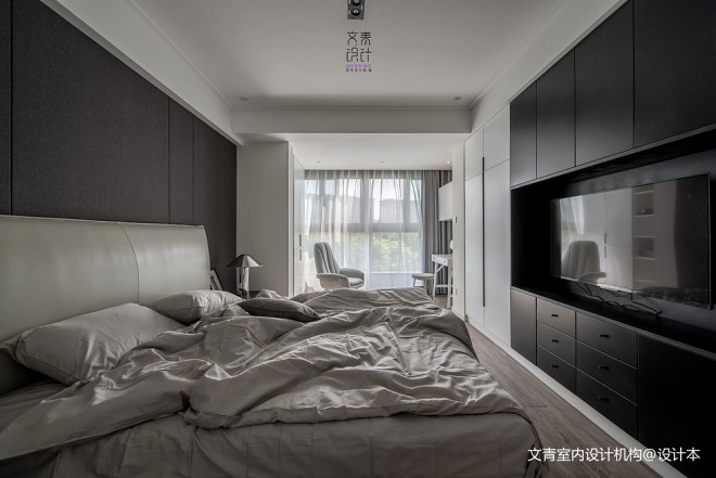 黑白现代卧室设计