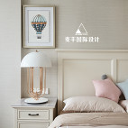简美复式卧室台灯设计图