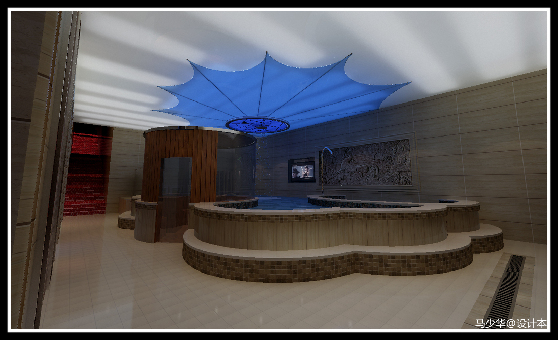 澡堂装修设计效果图图片
