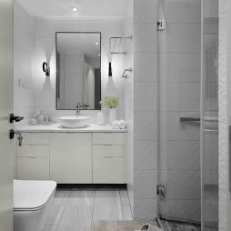 黑白系现代卫浴设计图片