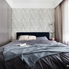 88㎡现代北欧风卧室设计图片