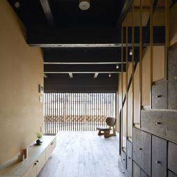 京都 Guest House合庭楼梯间设计图