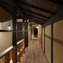 京都 Guest House合庭走廊设计图