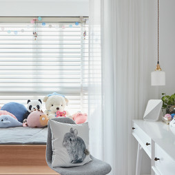 北欧复式卧室飘窗设计图