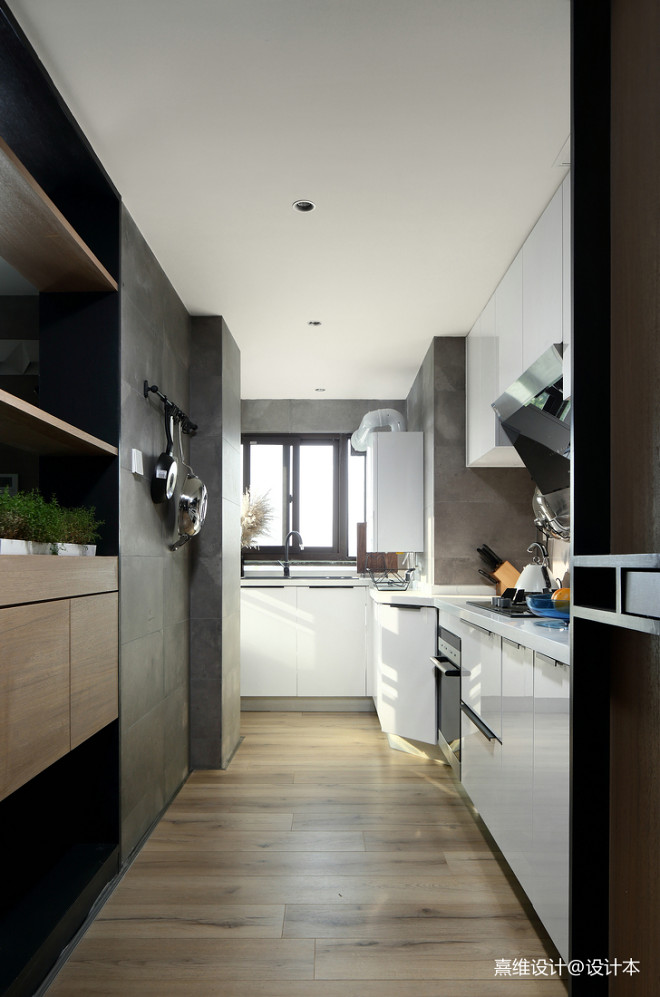 现代四居室厨房设计图片