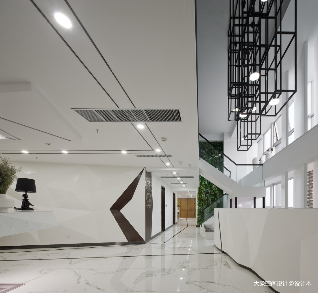 现代混搭办公室大堂走廊设计