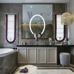 现代美式别墅浴室设计