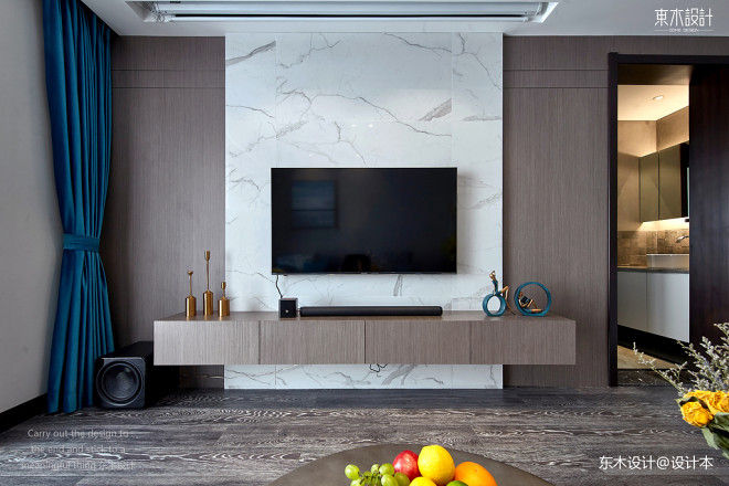 时尚现代电视背景墙设计图