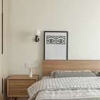 简约风格豪宅设计卧室床头柜设计图