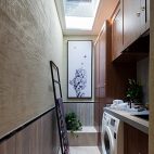 中式风57㎡复式豆荚户型变身六室两厅阳台设计图