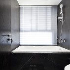 走进都市精英的生活现代风四居黑白调沐浴室设计美图