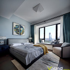 深圳银湖蓝山中式三居客厅软装设计美图