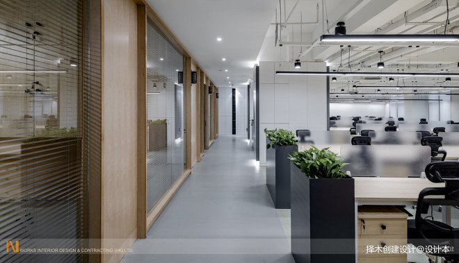 创意混搭风格科技办公空间办公区设计