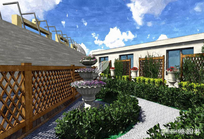 月星家居屋顶花园设计绿化_33857