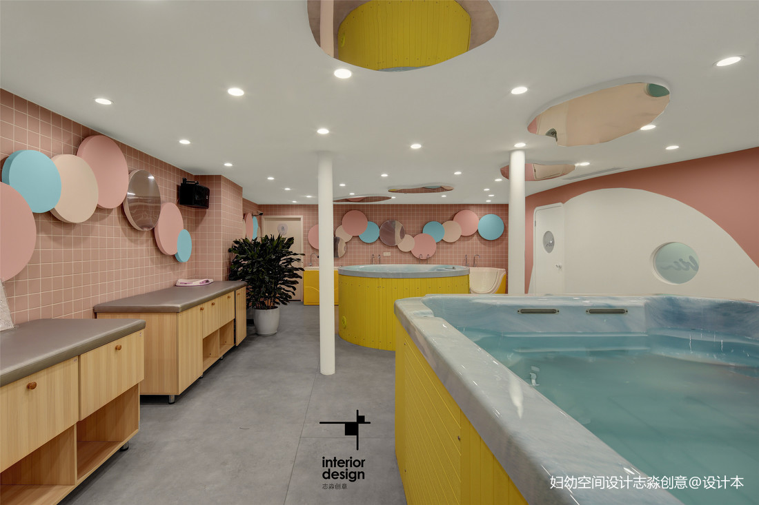 混搭维拓堡国际儿童成长中心游泳室设计