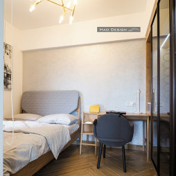 北欧风格之简单家~轻生活温馨卧室设计图