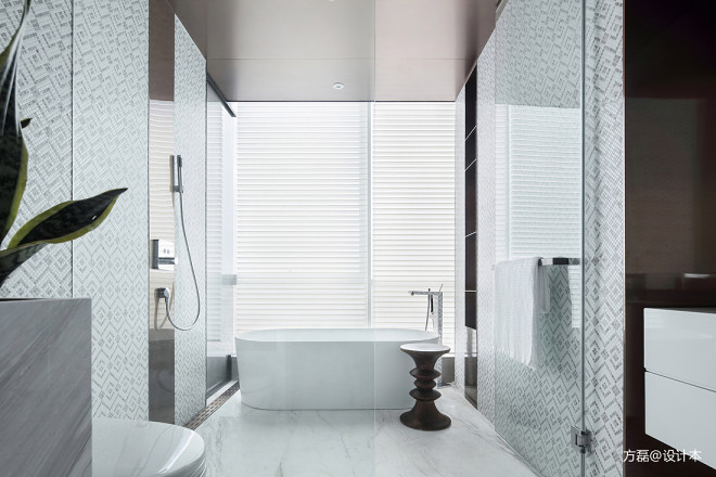 现代风格之非凡格调浴室设计图
