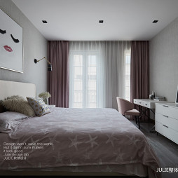 现代风格灰色轨迹-卧室设计图