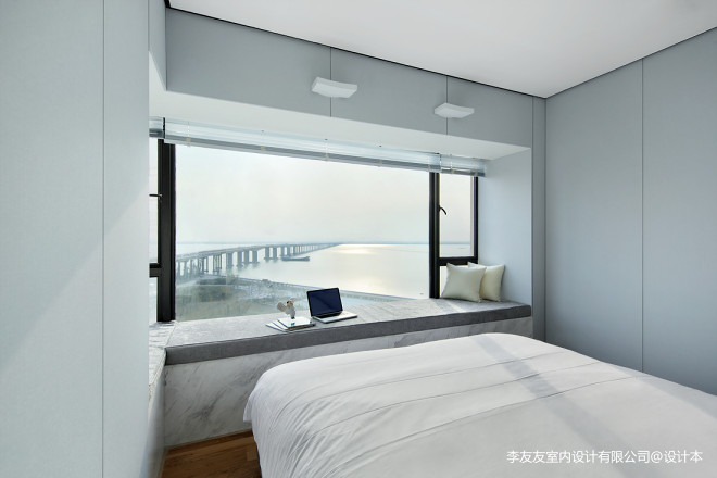 蔚蓝的简约风格三居室卧室设计