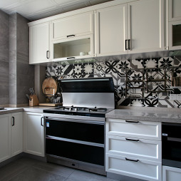 蔚蓝的现代风格三居室厨房设计