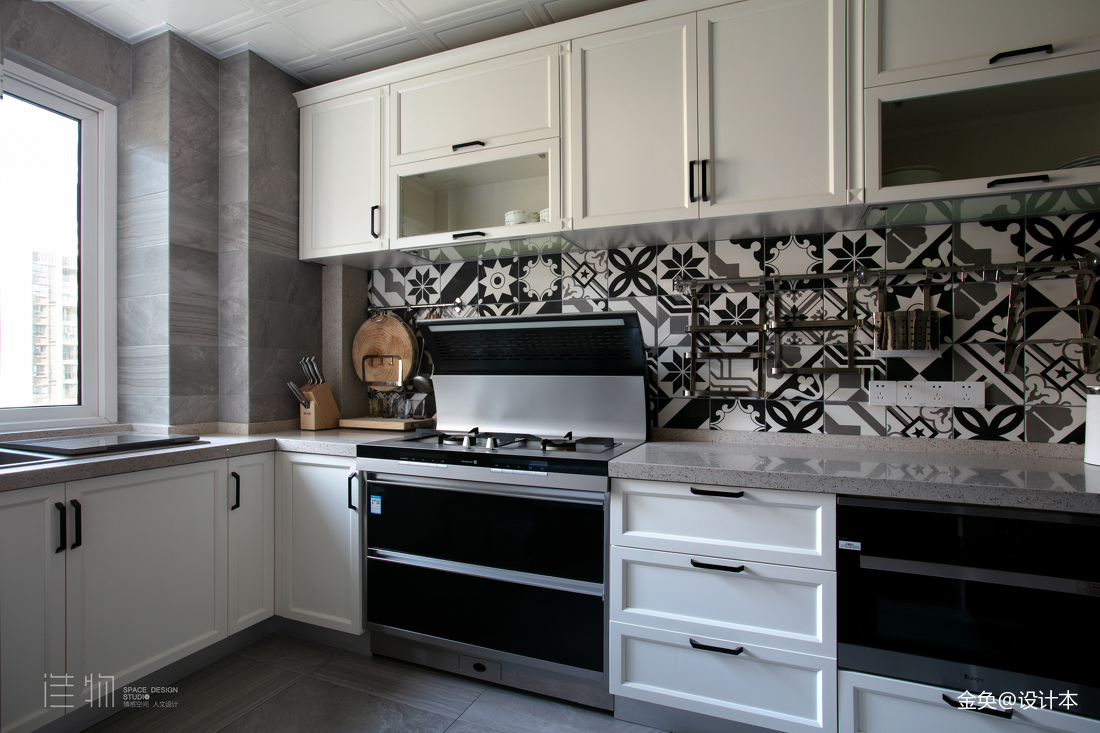 蔚蓝的现代风格三居室厨房设计