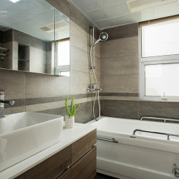 简洁的简约风格三居室卫浴设计
