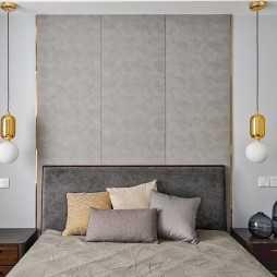 简洁实用的北欧风格二居室卧室设计