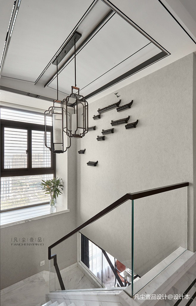 中式复式楼梯设计实景图